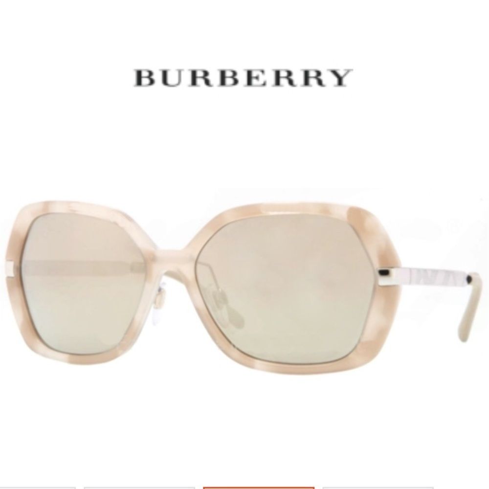 Burberry Cream Sunglasses Elegant Accessories